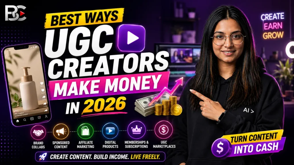 Best Ways UGC Creators Make Money in 2026