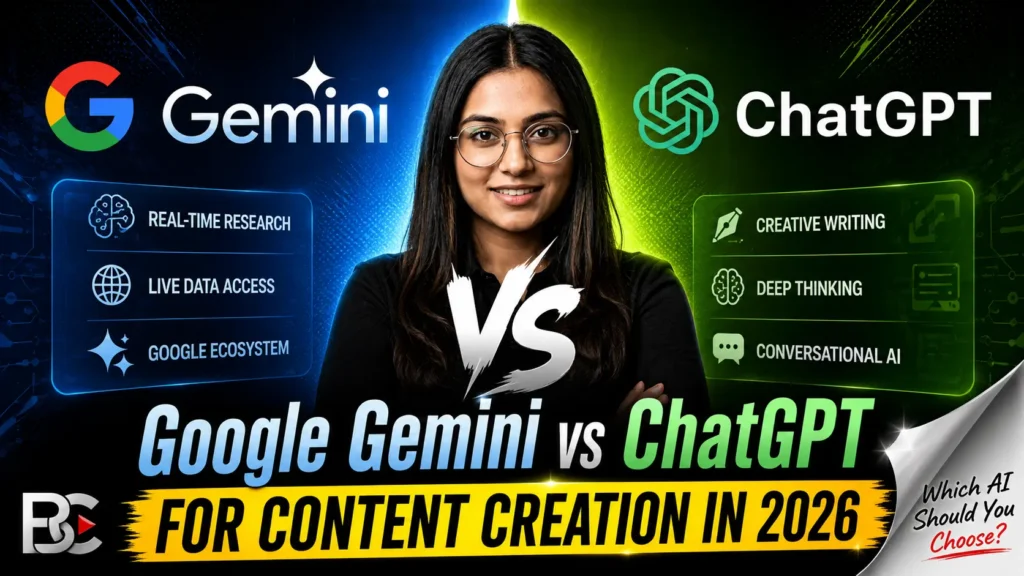 Google Gemini vs ChatGPT for Content Creation in 2026